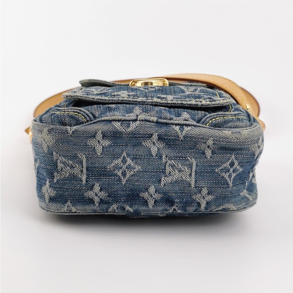 Louis Vuitton Monogram Denim Camera Bag Shoulder Bag Blue - Picture 3 of 10